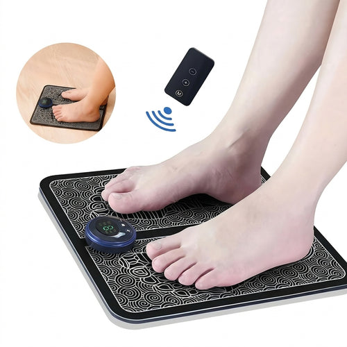Tapete Massageador EMS com Controle Remoto — Pés em Ação