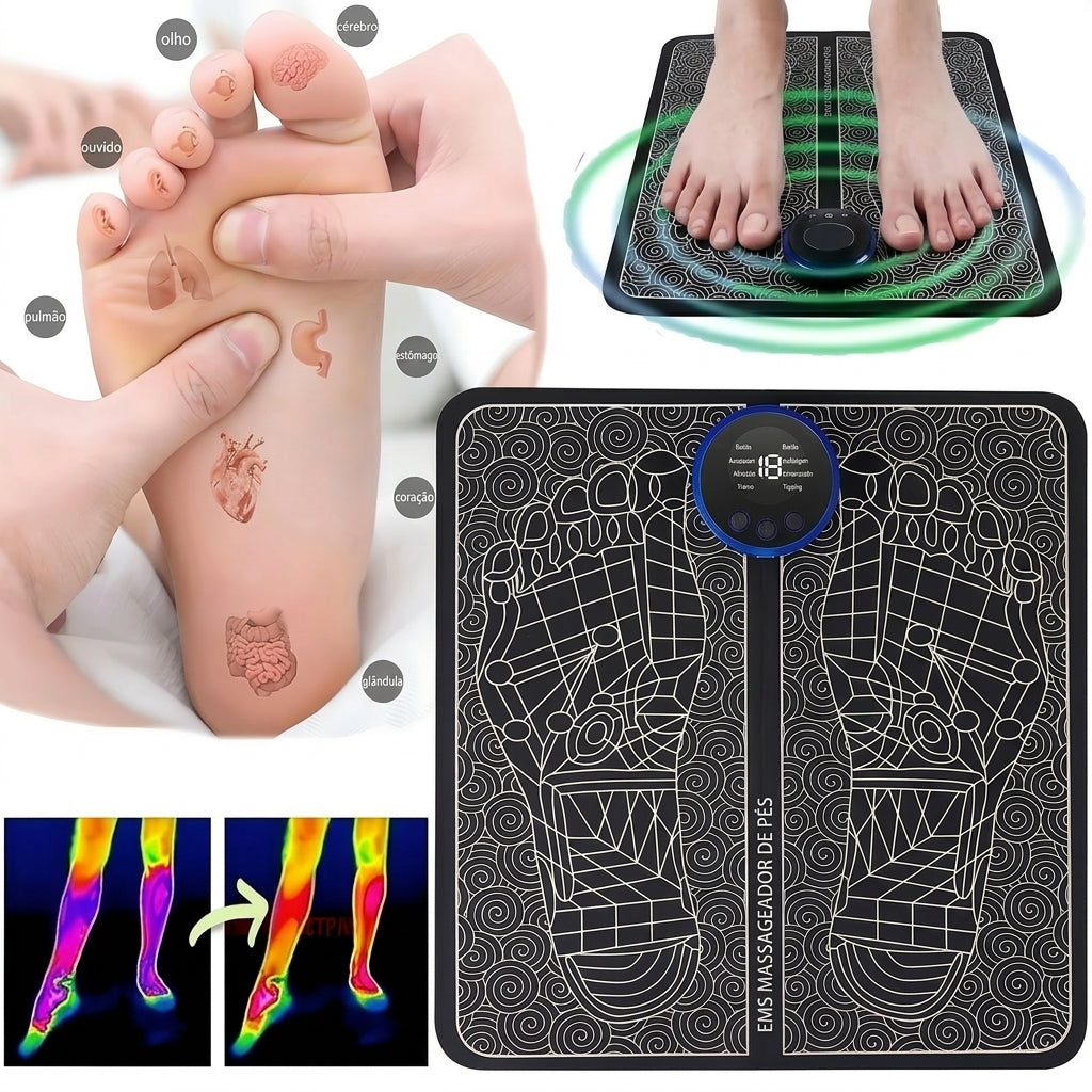 Reflexologia Podal — Pontos dos Órgãos nos Pés