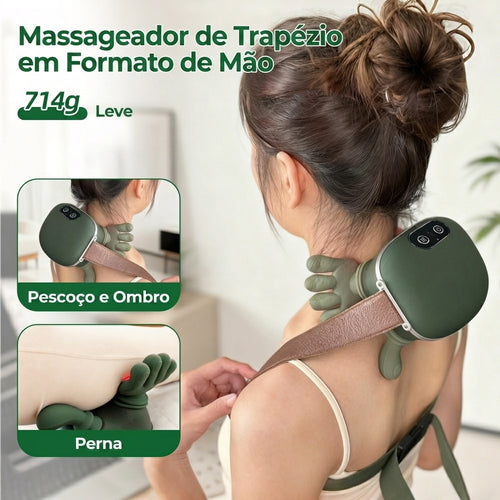 Massageador de Trapézio em Formato de Mão — 714g Leve